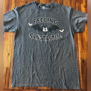 Disney Parks Vampire Charcoal Tee with Logo